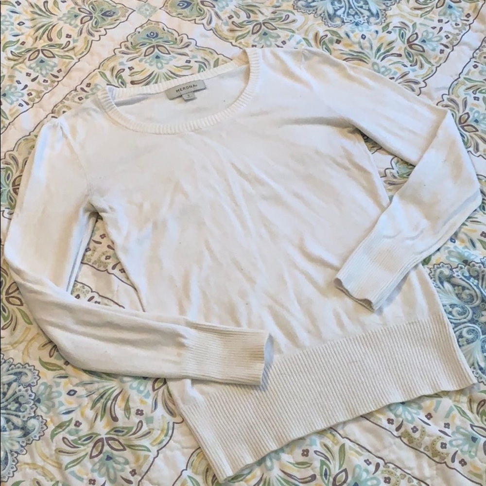 White sweater